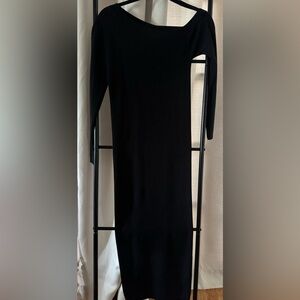 Zara Black Turtleneck Bodycon Dress